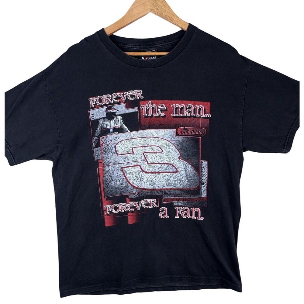 Vintage‎ Dale Earnhardt Chase Authentics T-Shirt Mens Medium Double Sided NASCAR